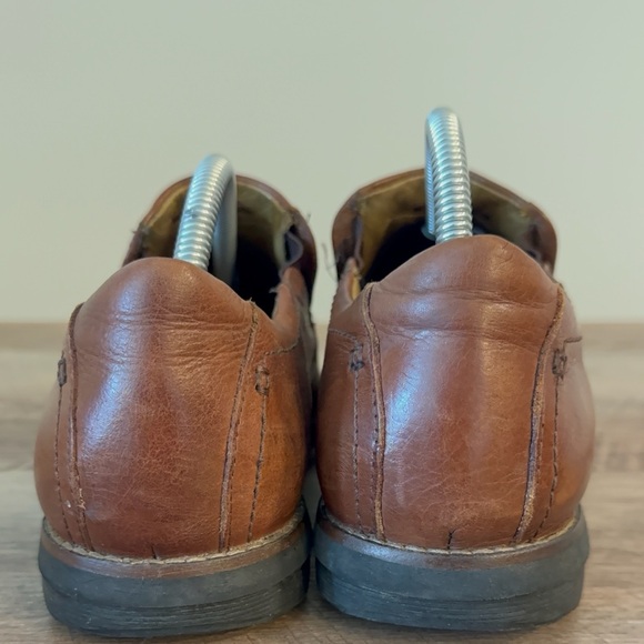 American Classic by DeLaRentis Brown Leather Loafers  Men's Size 9 - Picture 4 of 7